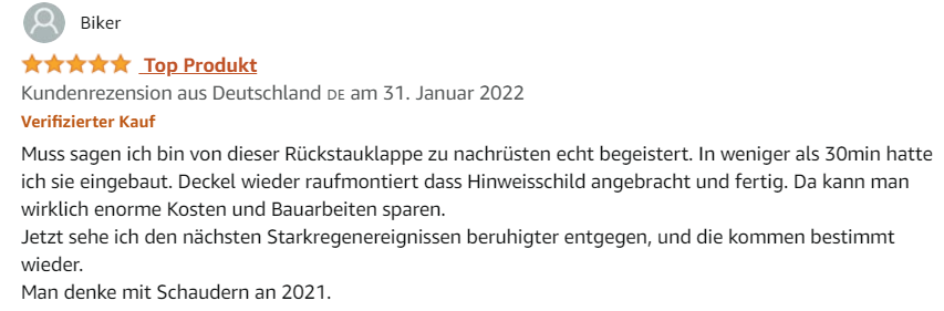 Amazon Bewertung EasySafe160-E eckig